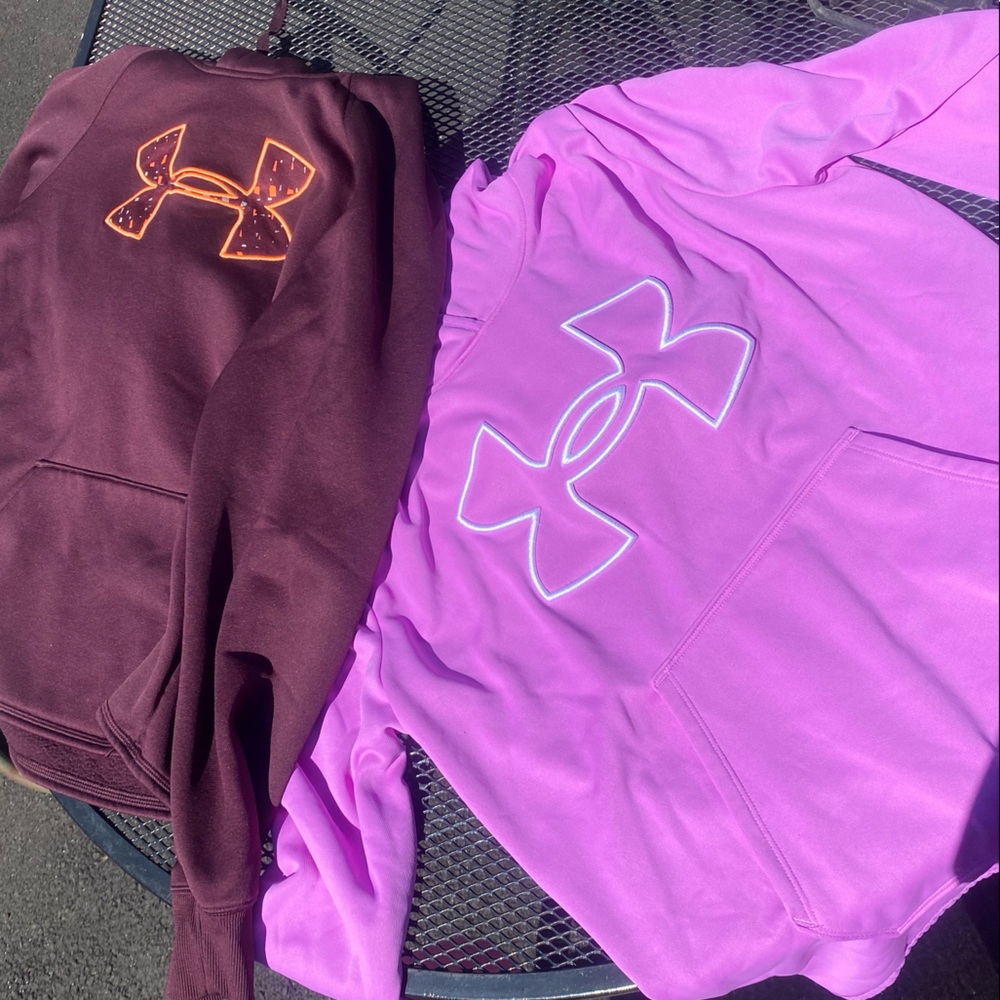 2 PACK UnderArmour Hoodies Size large